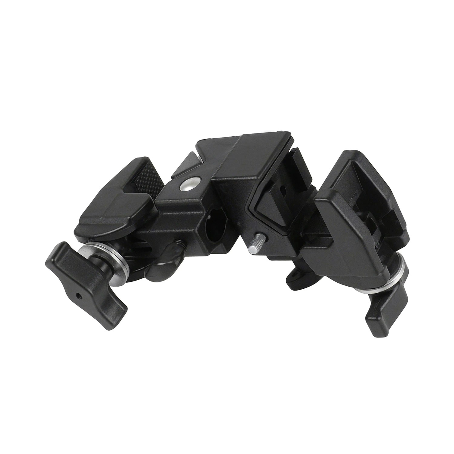 Walimex Doppel-Superklemme 10X10X18Cm 5/8 Spigot Klemmbereich 10-60Mm Fotostudio