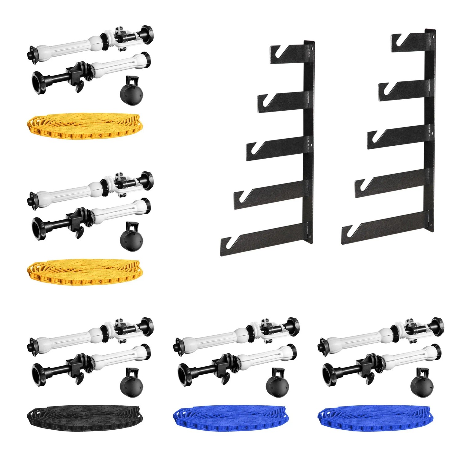 Walimex 5-Fach Hintergrund Wandmontageset 5Er Set