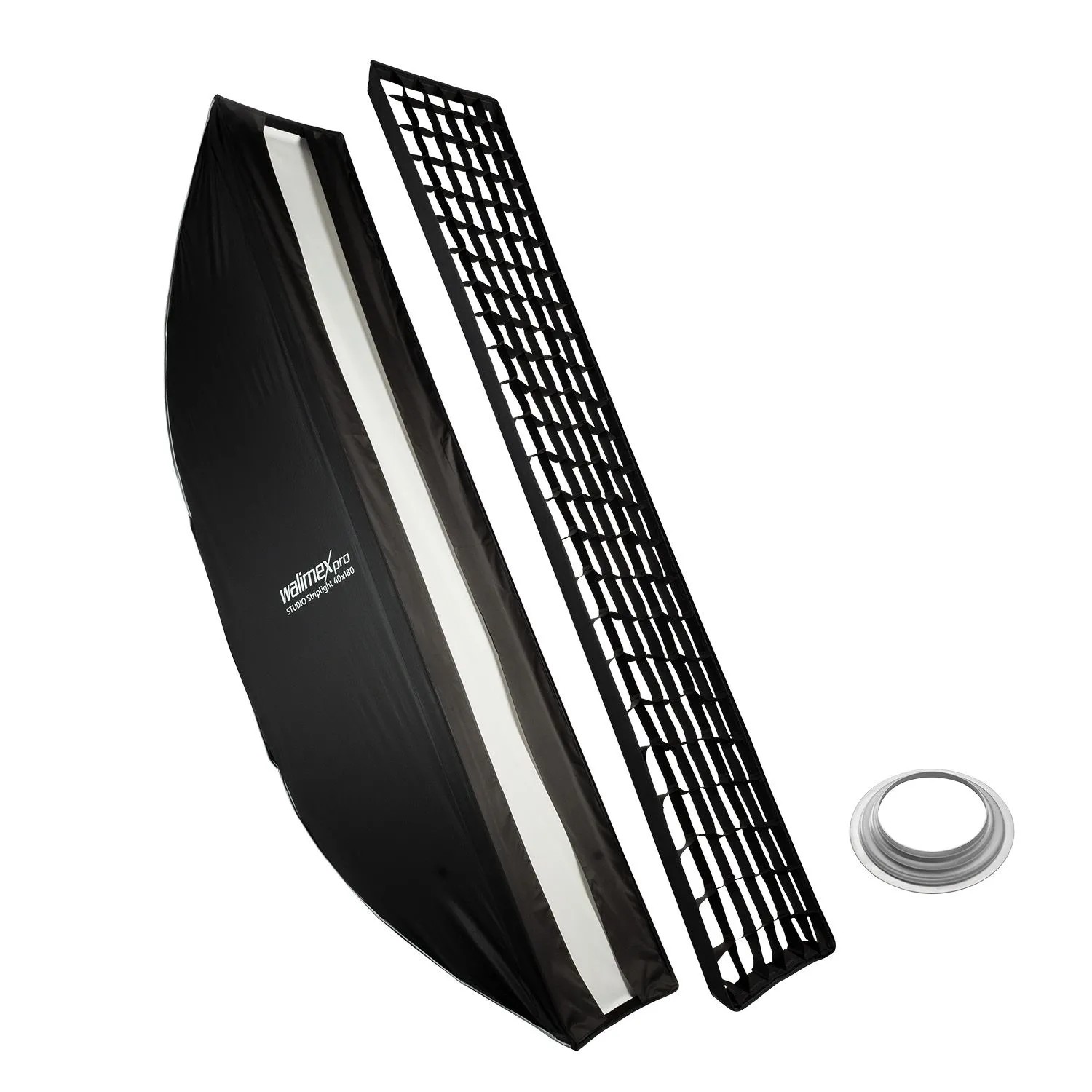 Walimex Pro Studio Striplight Softbox 40X180Cm 360° Grid Adapter Hensel Eh