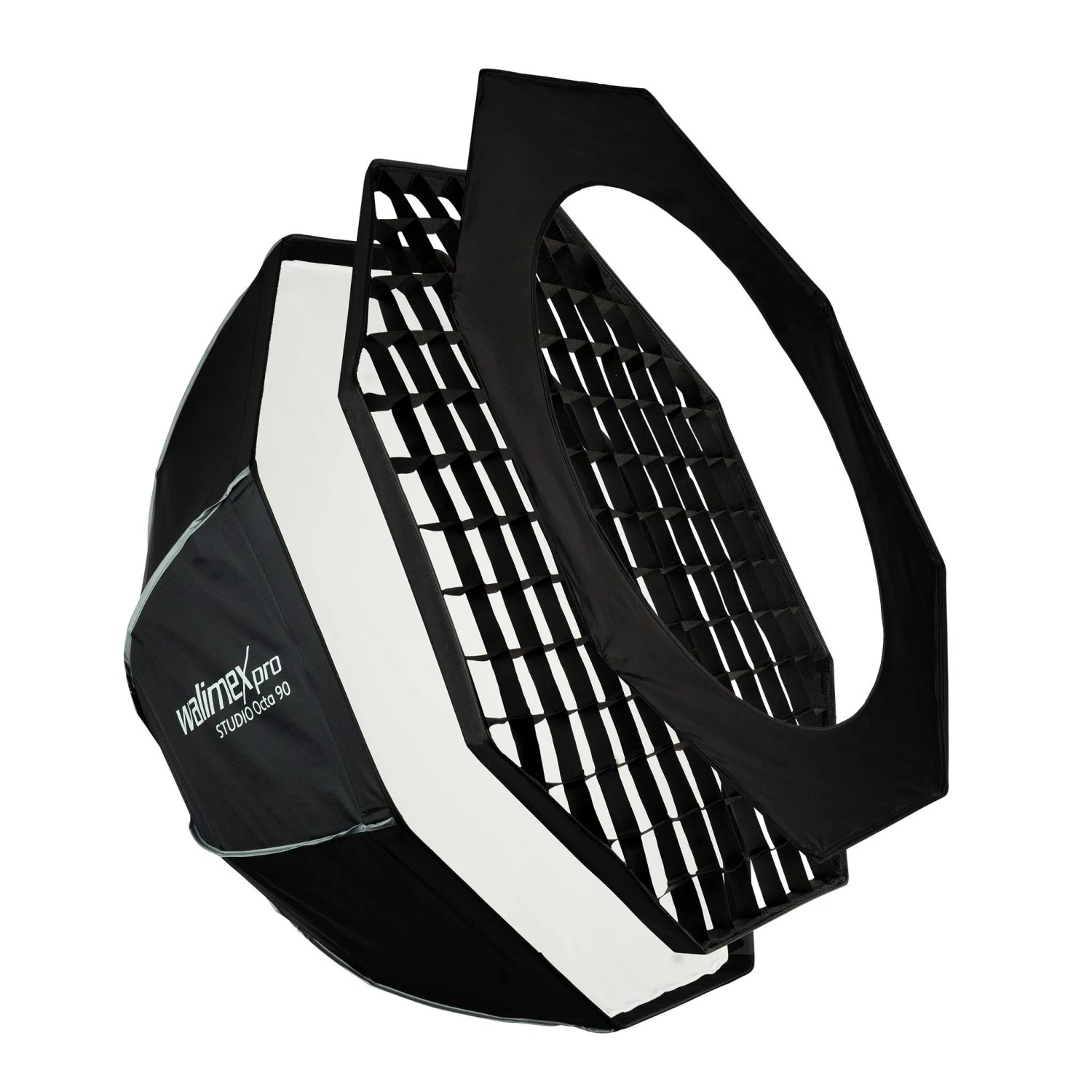 Walimex Pro Studio Softbox Octagon 90Cm 360° Einfacher Aufbau Grid Maske Bowens