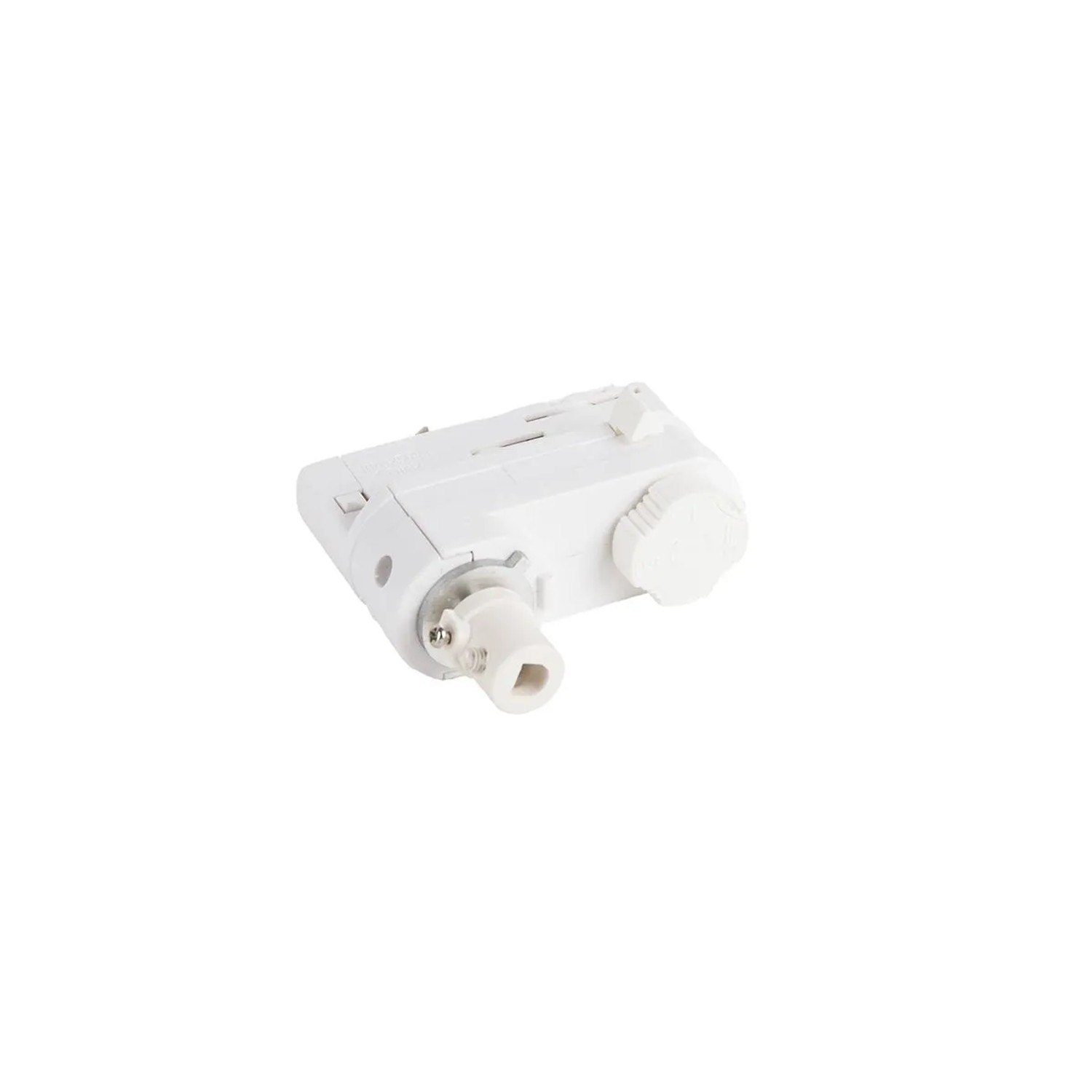 QAZQA Pendelleuchten Adapter für 3 Phasiges Schienensystem Weiß 3 Phasig