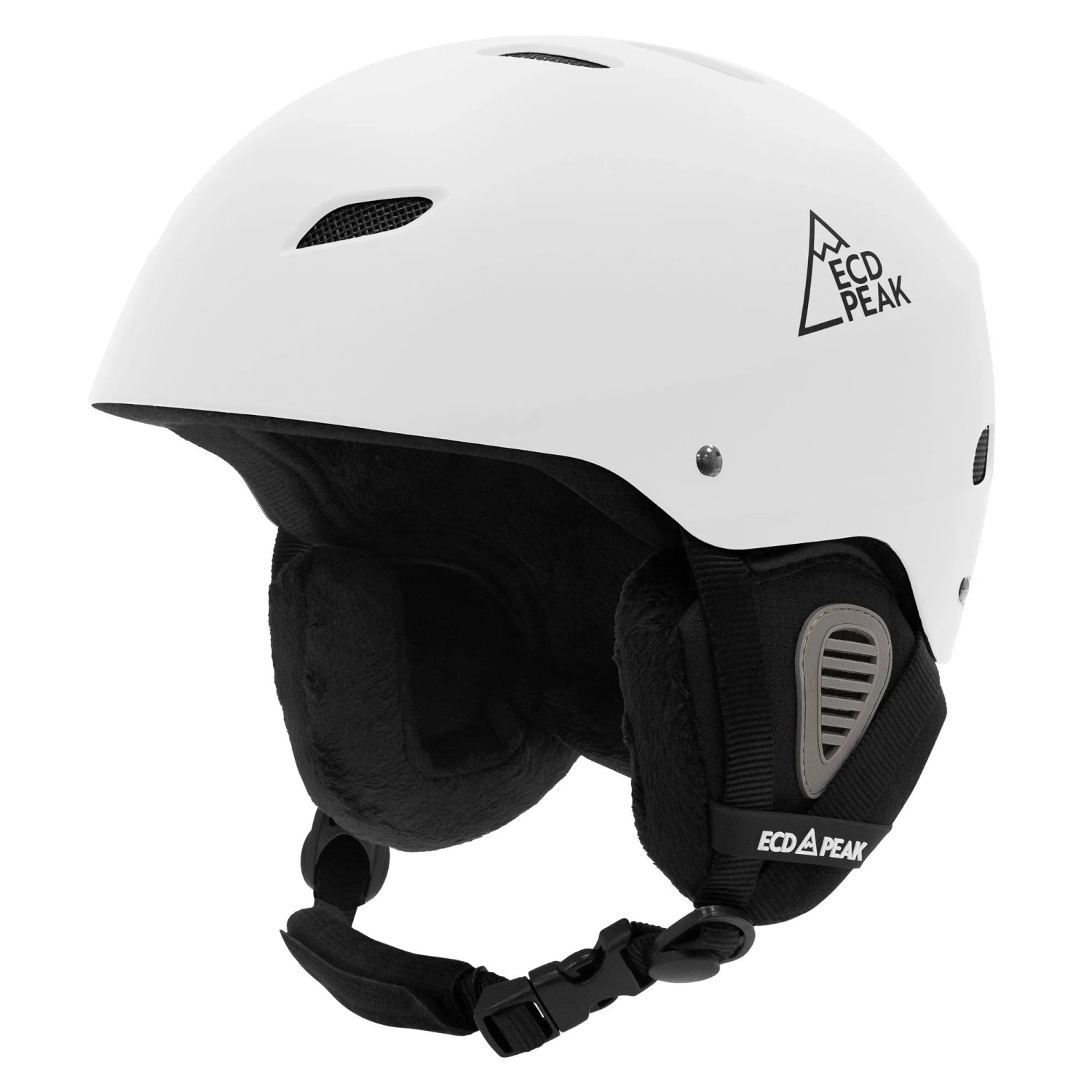 ECD Germany Skihelm für Herren und Damen Snowboardhelm Robust Weiß S 51-54 cm mit Belüftungssystem und Skibrillenhalter