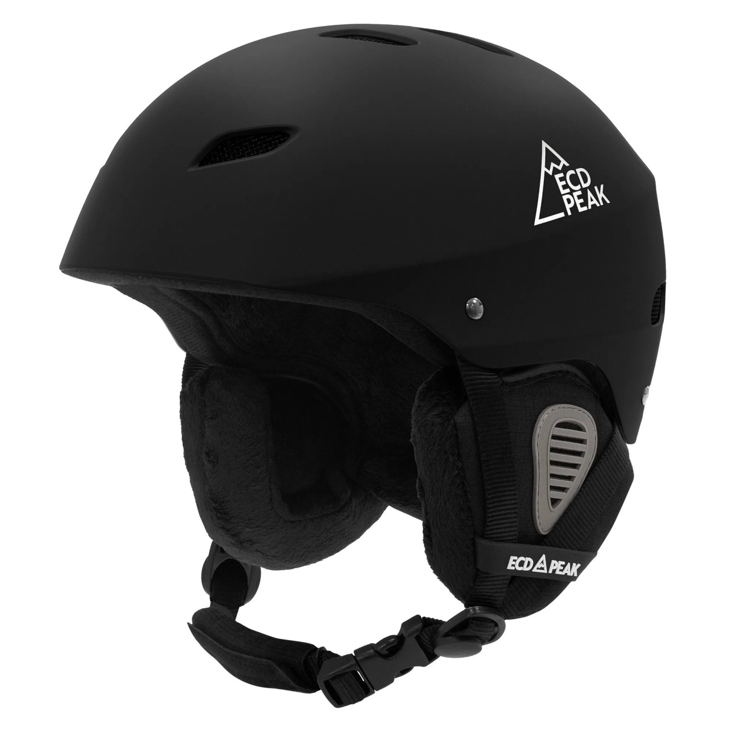 ECD Germany Skihelm für Herren und Damen Snowboardhelm Robust Schwarz L 58-61 cm mit Belüftungssystem und Skibrillenhalter