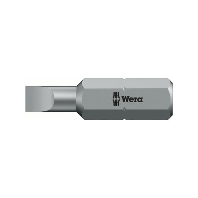 800/1 z Schlitz-Bits, 4,0 x 0,5 mm, Länge 25 mm 10 Stk - Wera
