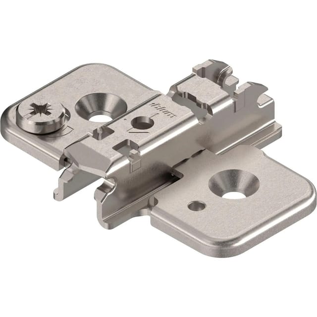 Clip Exzenter-Kreuz- Montageplatte Distanz 3mm, H=11,5mm - Blum