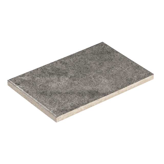 Diephaus Terrassenplatte 'T-Court Shade' basaltfarben 60 x 40 x 4 cm