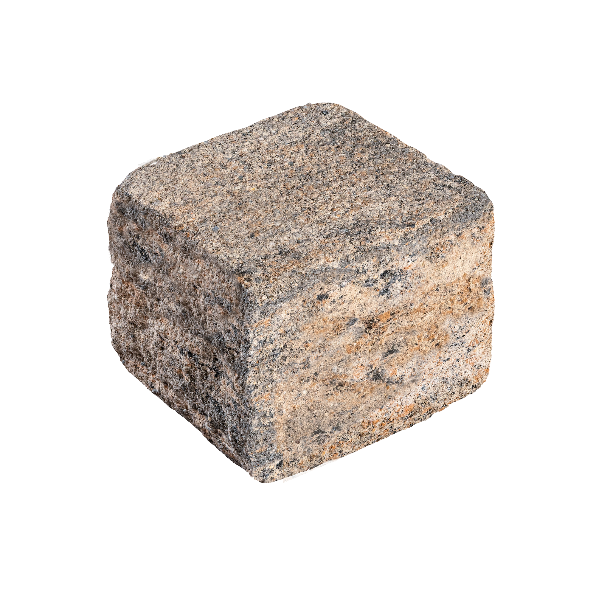 Diephaus Mauerstein 'T-Wall Quarry Block' muschelkalkfarben 20 x 20 x 20 cm