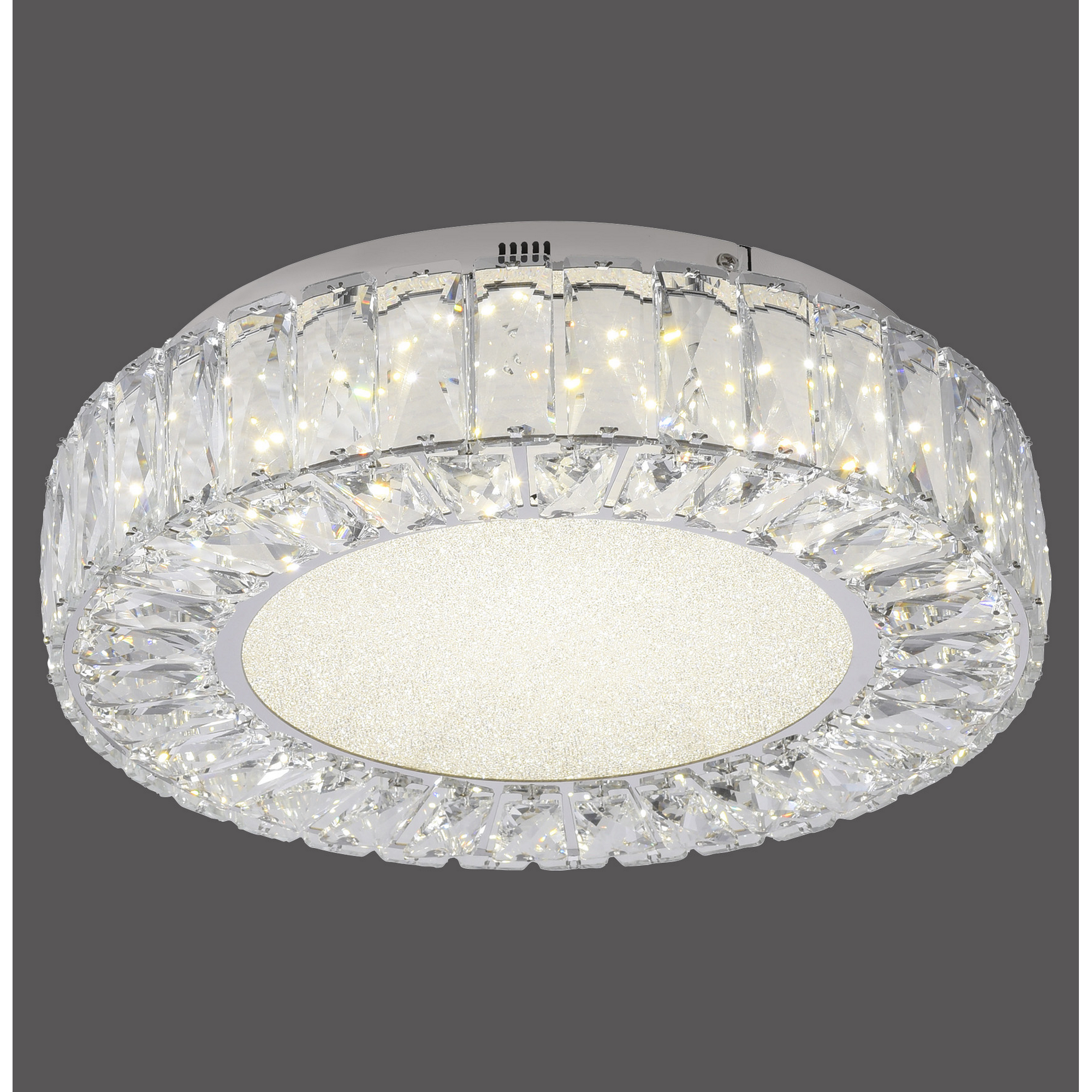 Just Light Deckenleuchte 'Kulunka' chromfarben Ø 37 cm