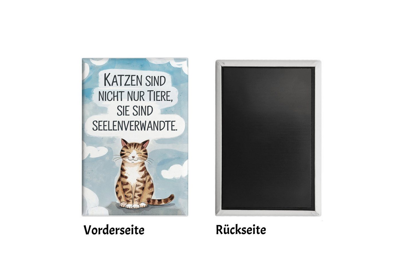 speecheese Magnet Katzen sind Seelenverwandte Souvenir Souvenir Magnet