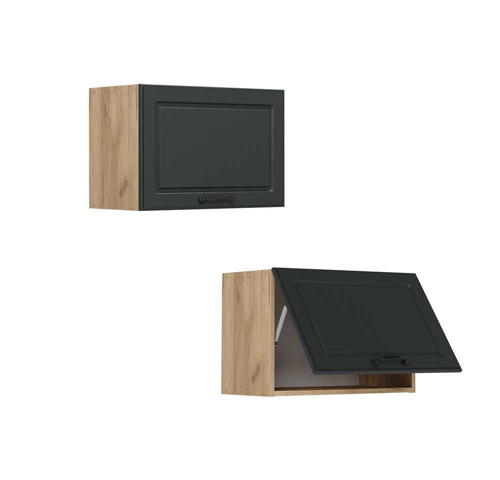 Vicco Hängeschrank R-Line, Anthrazit Landhaus/Goldkraft Eiche, 60 cm Flach (1-St) Bild 3