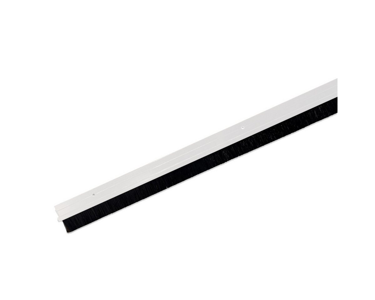 HOOZ Türbodendichtung Türdichtung Aluminium 100 cm (kürzbar) weiß, L: 100 cm, (1-St), Aluminium Bild 2