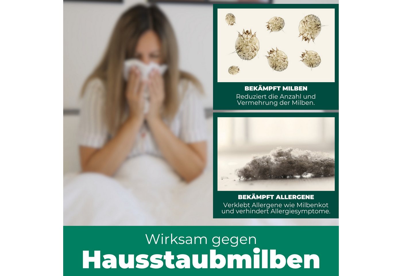 Silberkraft Insektenspray Silberkraft Milbenspray für Matratzen & Textilien, 100 ml, 1-St., Milbenbekämpfung, für Bettwäsche, Matratzen, Kissen, Bett, Bettbezug Bild 5