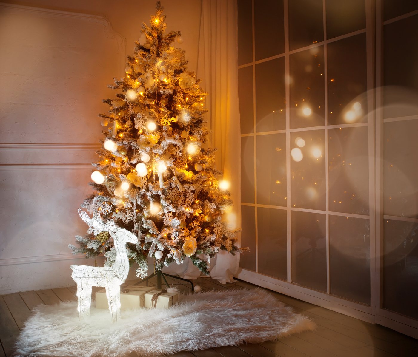 Luxform LED-Baummantel Lichterkette Tannenbaum Christbaum Beleuchtung 280 LED 120cm, 280 LED´s