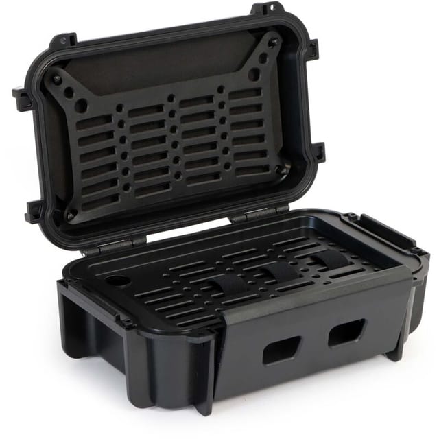 Wiltec - Universalkoffer 28,2 x 17,8 x 9,95 cm, wasserdichter Transportkoffer, Schutzkoffer aus abs, Koffer mit sicherem Verschlussmechanismus