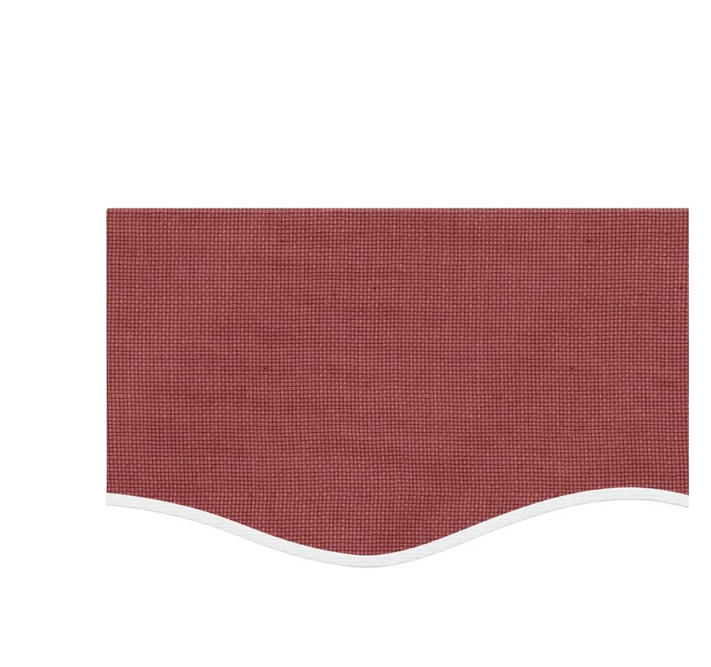 furnicato Markise Markisenvolant Burgunderrot 480 x 20 cm - Wasserfest & UV-beständig Schmutzabweisende Markisenschürze mit PU-Beschichtung für den Garten Bild 4