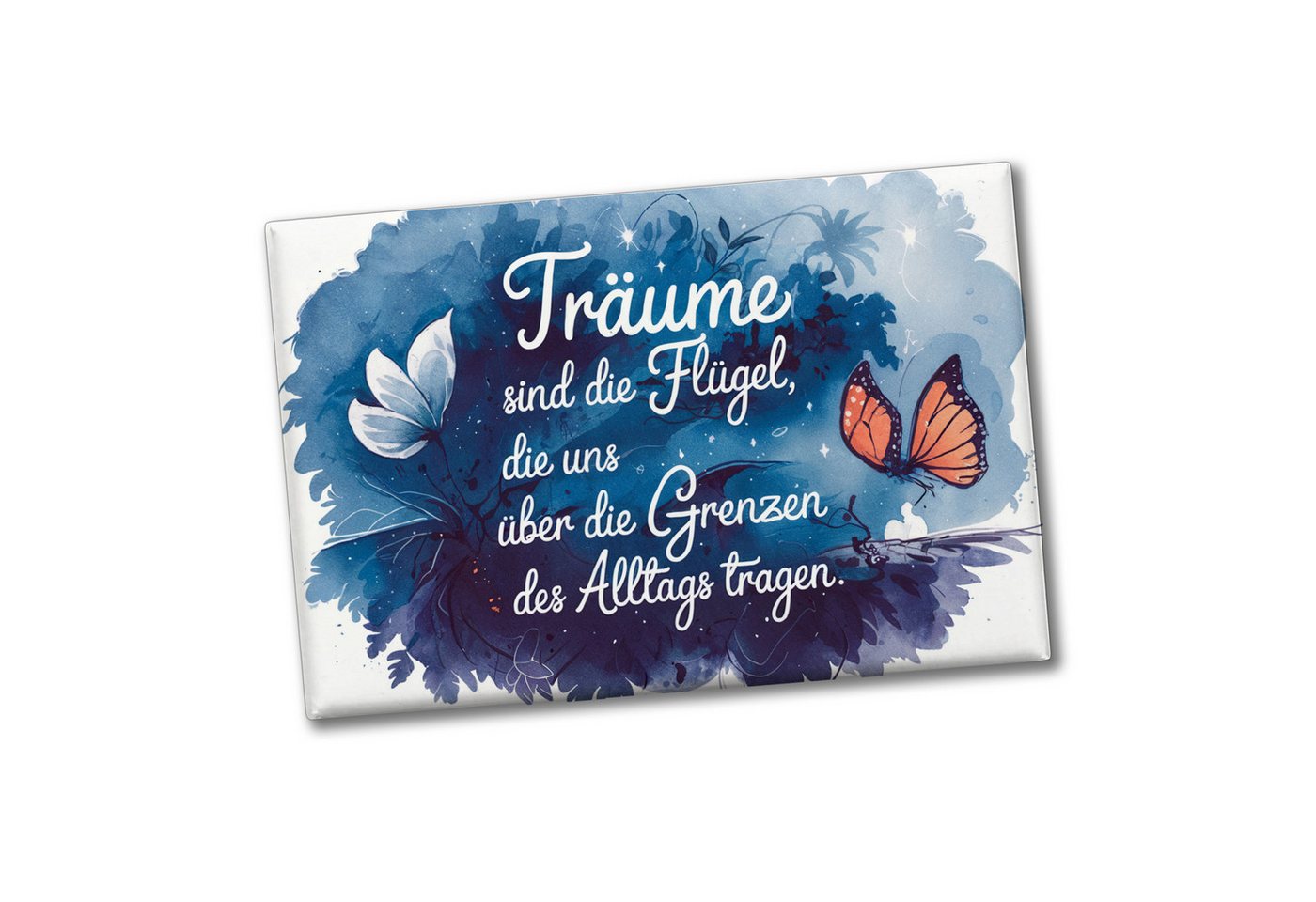 speecheese Magnet Schmetterling - Träume sind Flügel - Souvenir Souvenir Magnet