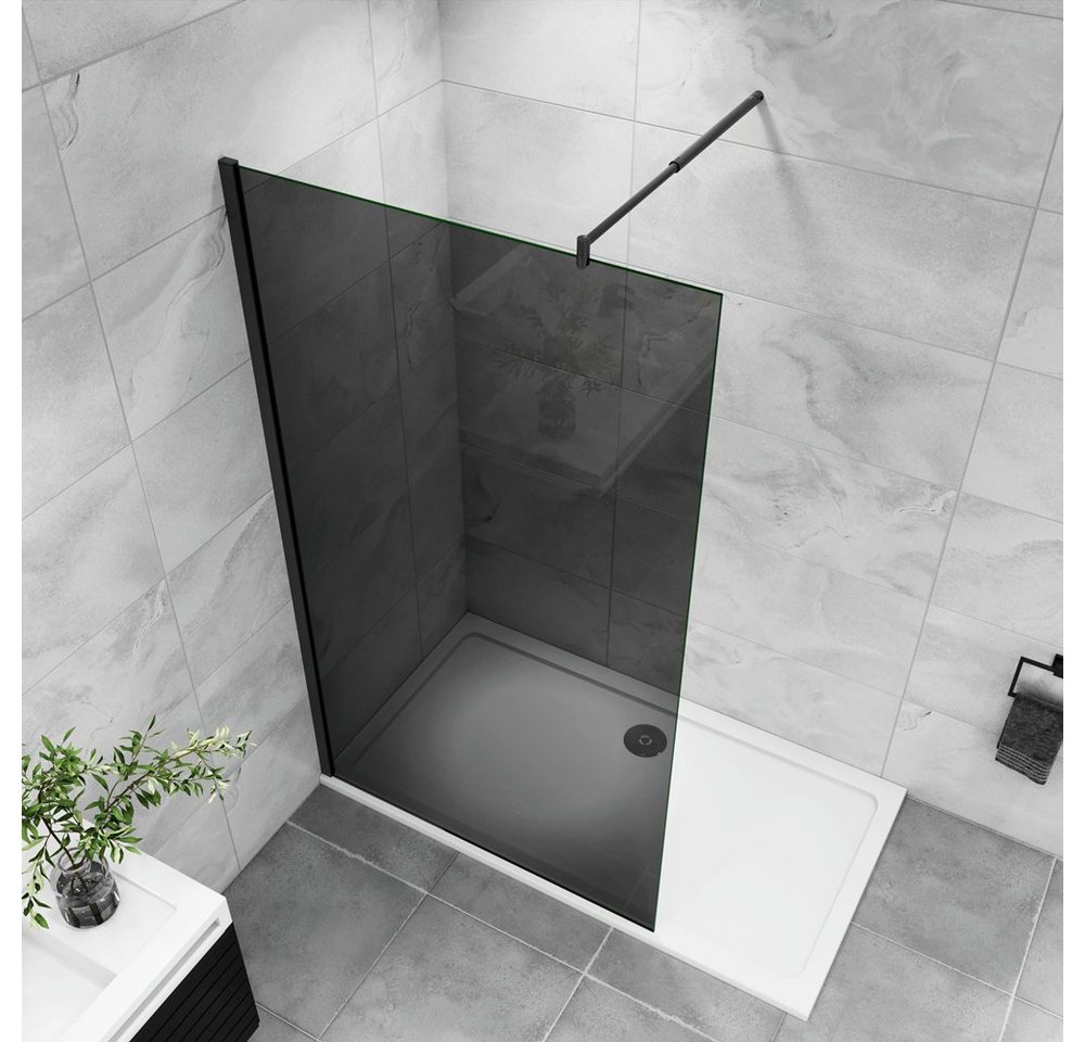 duschspa Duschwand 200cm 8mm ESG Duschwand Duschtrennwand Walk in Dusche Glaswand, Einscheibensicherheitsglas, Sicherheitsglas, (Set), Glas Bild 2