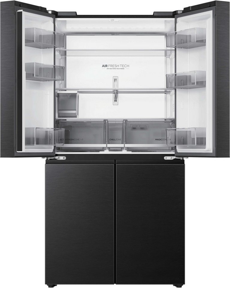 Haier Multi Door Horizon Collection HCR79F18CHMB, 182,5 cm hoch, 90,5 cm breit, Wasserdispenser & Eiswürfelbereiter Bild 2