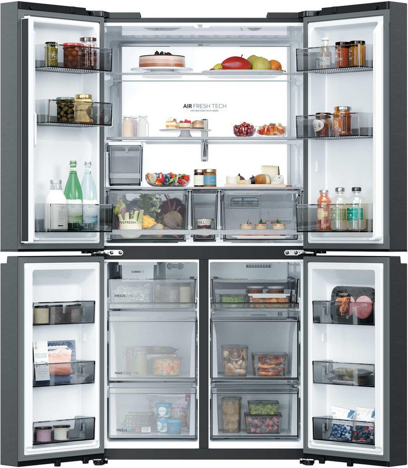 Haier Multi Door Horizon Collection HCR79F18CHMB, 182,5 cm hoch, 90,5 cm breit, Wasserdispenser & Eisw ürfelbereiter Bild 3