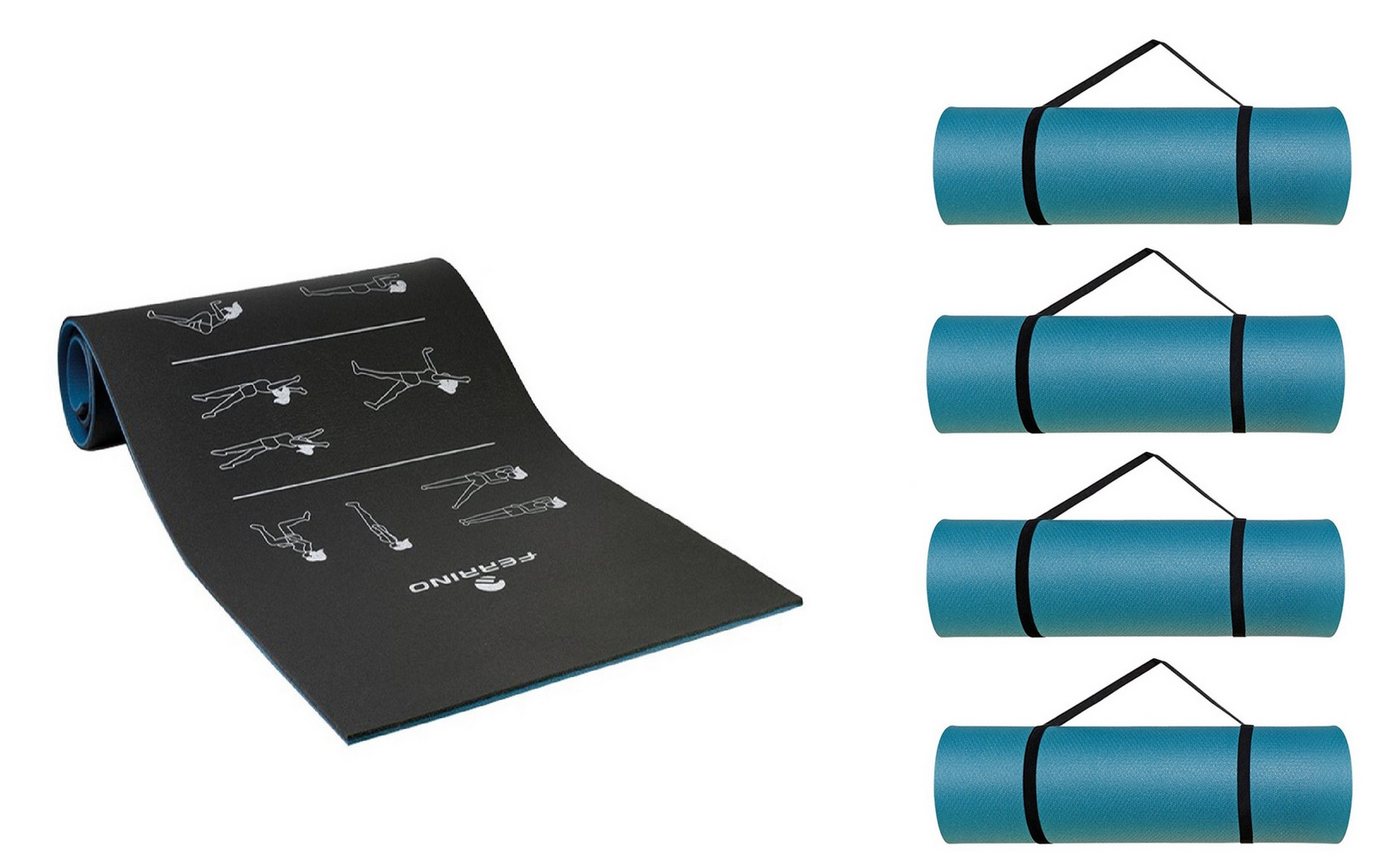 Ferrino Fitnessmatte Ferrino Fitnessmatte Jogamatte 186 x 61 cm 11114F (4-St), einer Dicke von 8 mm schützt Gelenke Bild 2