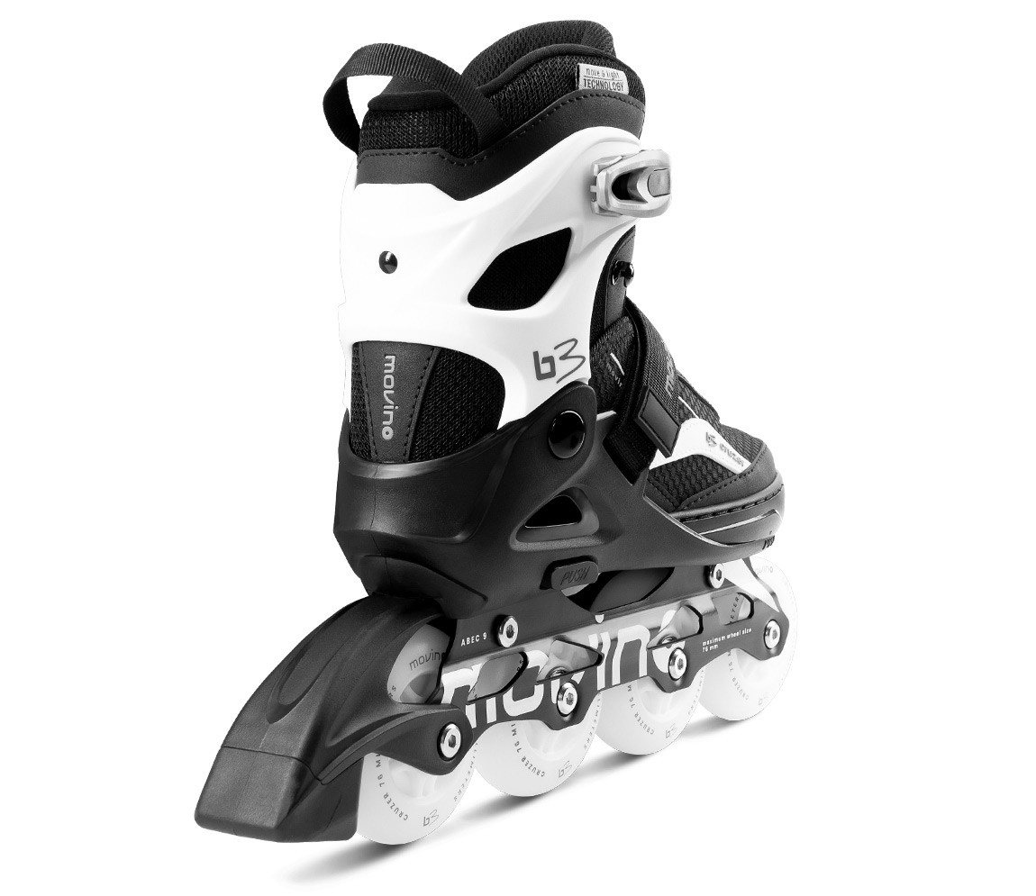 Movino Inlineskates MOVINO CRUZER B3 leuchtende LED-Rollen ABEC9 Aluminium