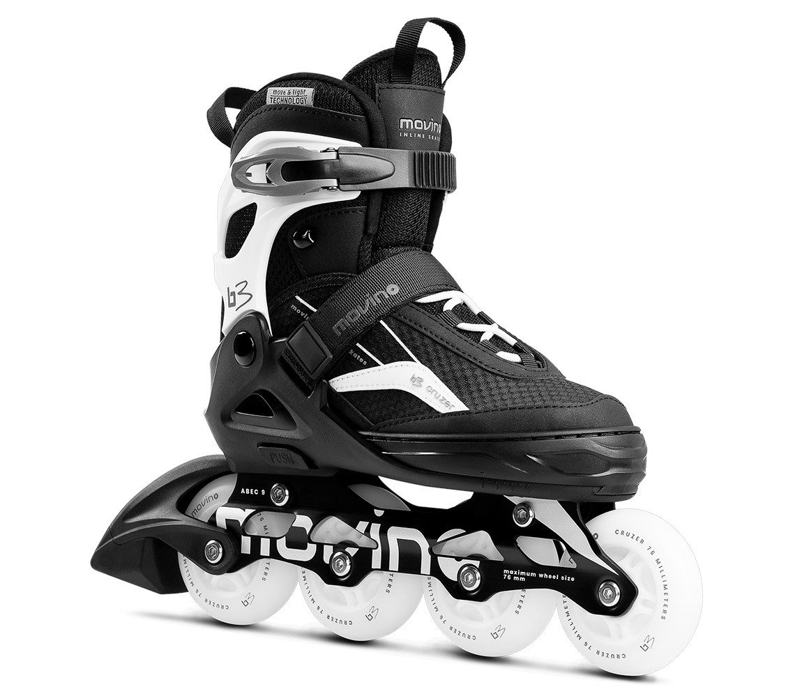Movino Inlineskates MOVINO CRUZER B3 leuchtende LED-Rollen ABEC9 Aluminium Bild 2