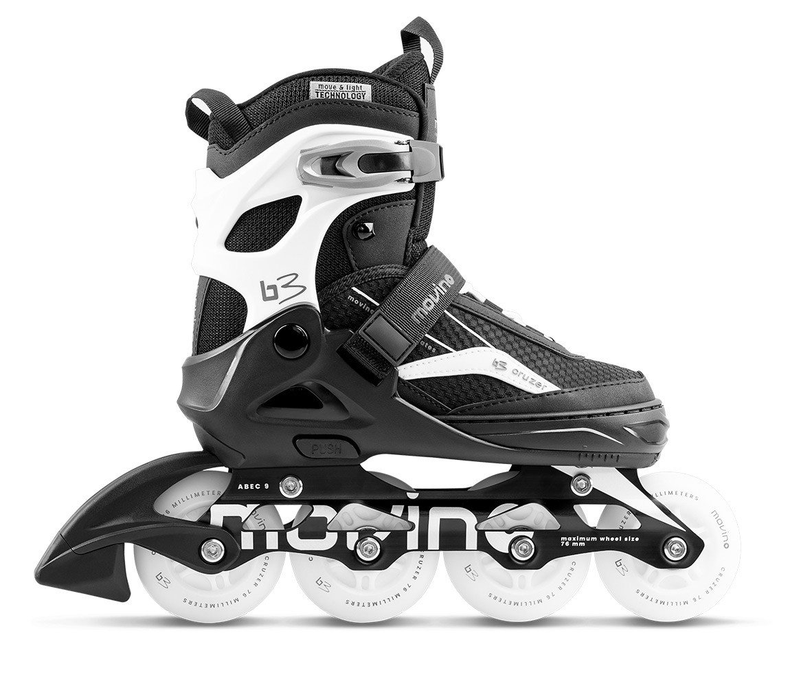 Movino Inlineskates MOVINO CRUZER B3 leuchtende LED-Rollen ABEC9 Aluminium Bild 5