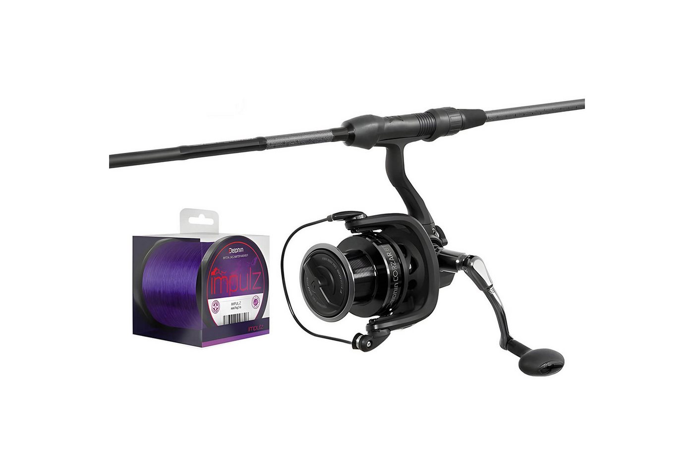 Delphin.sk Karpfenrute Delphin Karpfenrute Set Corsa Black Nero Combo 3,60m 3lbs Bild 4