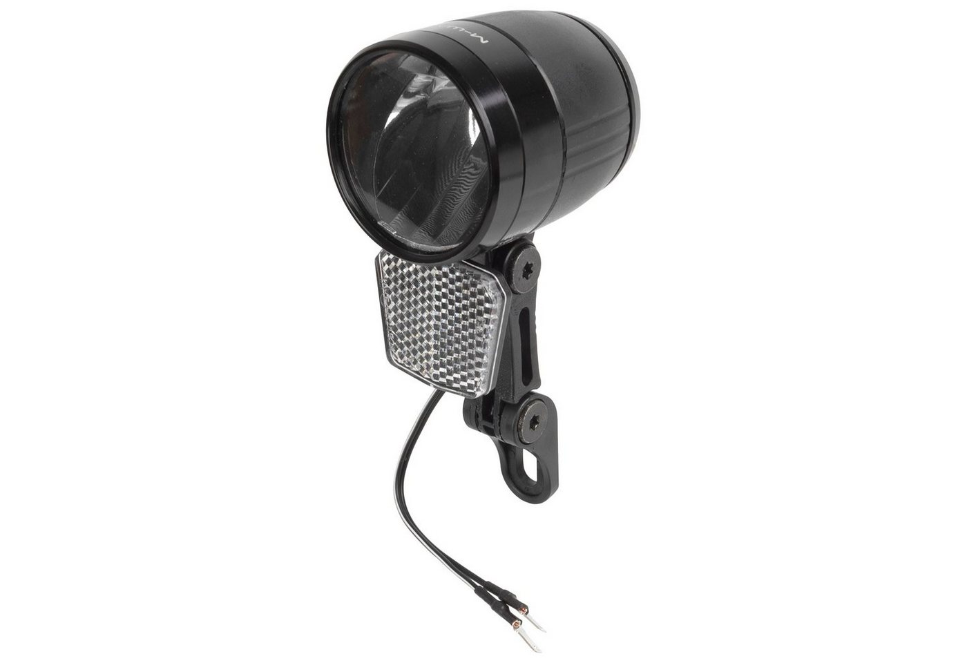 M-Wave Fahrrad-Frontlicht LED E Bike Scheinwerfer M Wave Apollon 100 Lux 6 48 V 14W schwarz