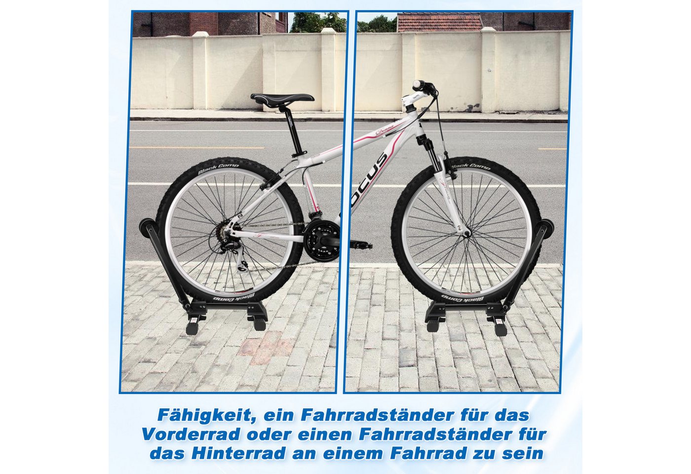 Clanmacy Fahrradständer Hinterradständer Ausstellungsständer klappbar für Räder von 20 bis 29" (1-St) Bild 3