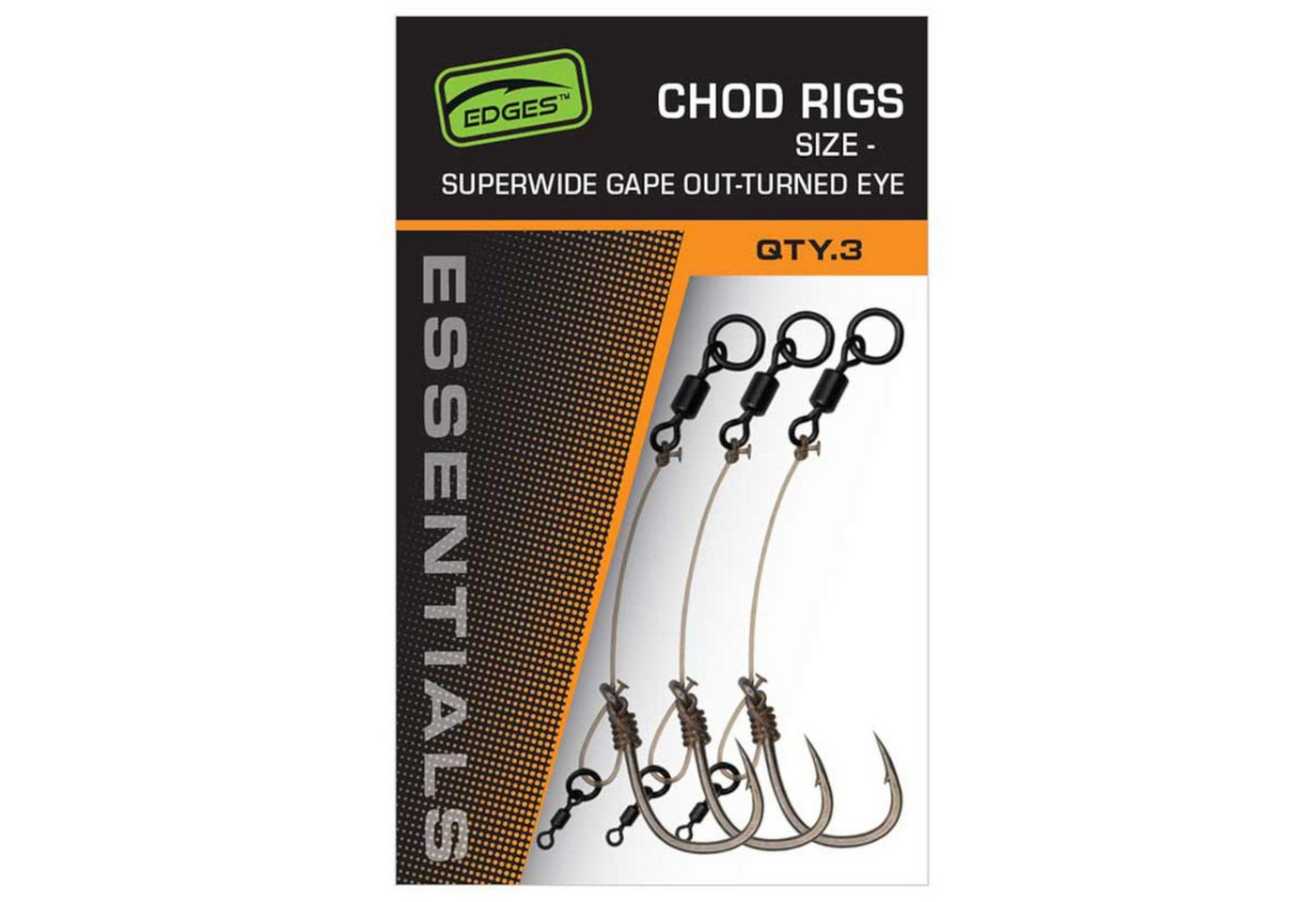 FOX International Karpfenhaken Fox Edges SWGO Chod Rigs - 3 Karpfenrigs