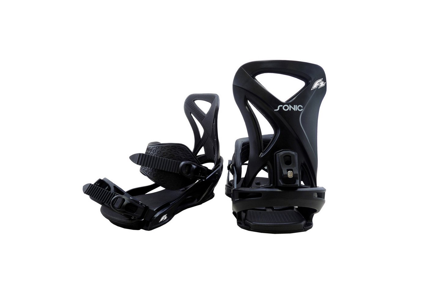 F2 Snowboard F2 Set Snowboard Blackdeck Schwarz/Weiss 161cm + Sonic Pro Bindung L Bild 2