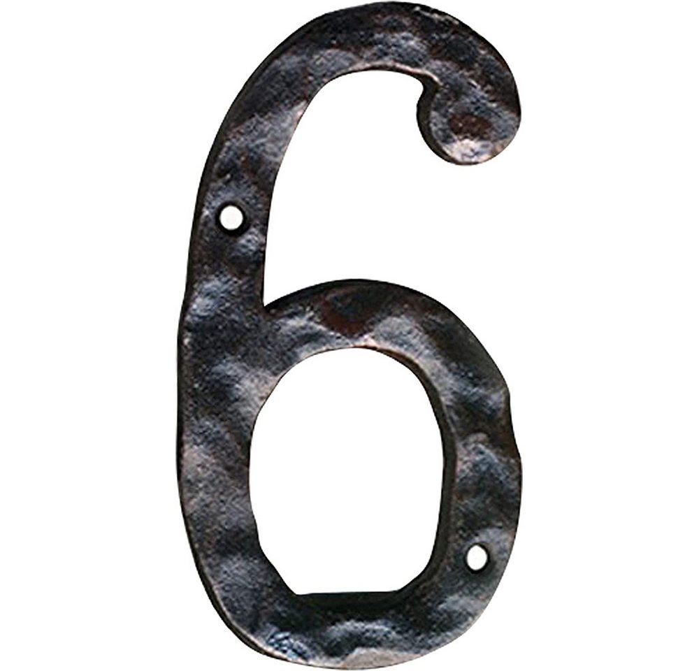 TUWENA Hausnummer Hausnummern aus Gusseisen mit Schrauben, Metall Nummer Bild 4