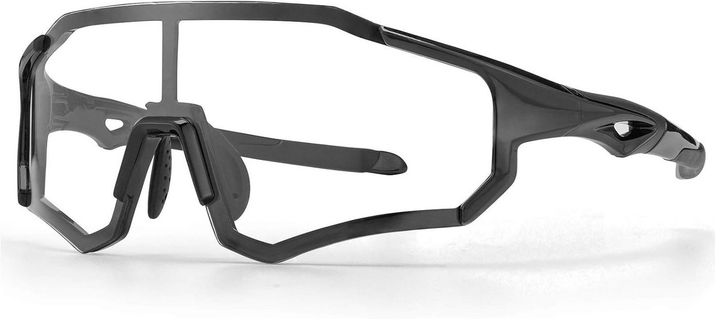ROCKBROS Fahrradbrille Selbsttönende Fahrradbrille für MTB in Schwarz/Rot Bild 3