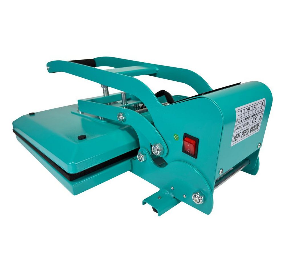 Semplix Bügelmaschine - Transferpresse 38x38 Clamshell Textildruck LCD Touch Heißpresse