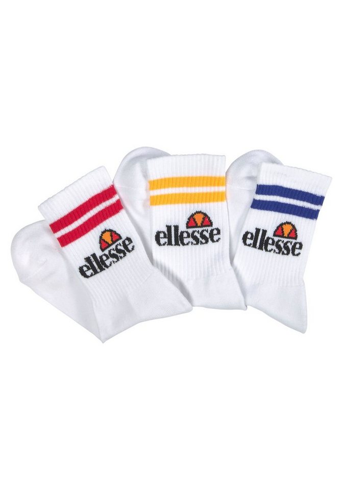 Ellesse Sportsocken Set (Set) Set aus Sportsocken, für Erwachsene, mit eingestricktem Schriftzug