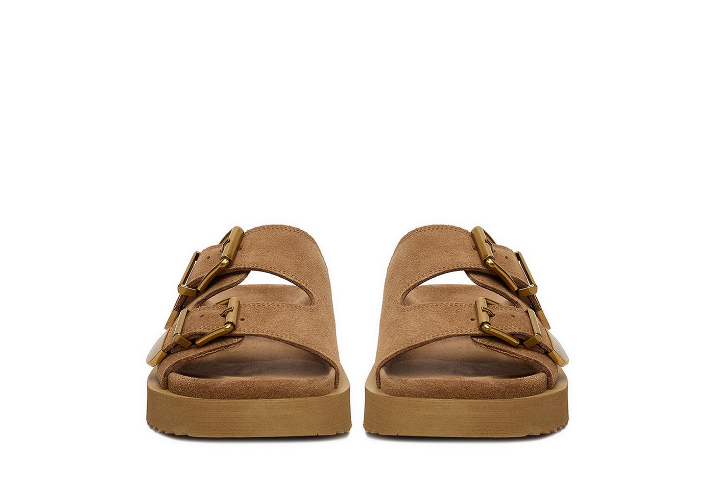 Badura Badura Damen Flip-Flops Beige Badepantolette Bild 4