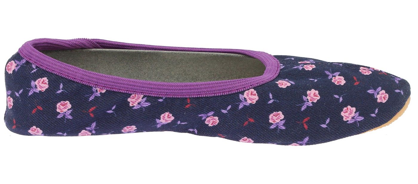 Beck Schläppchen Nostalgie Gymnastikschuh (bis Gr. 38 erhältlich) mit rutschfester Gummi-Sohle Bild 2