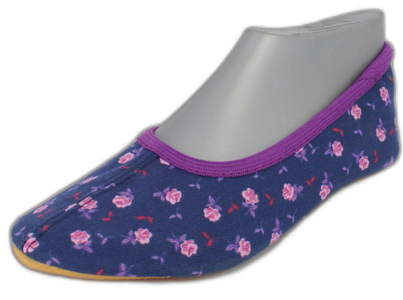 Beck Schläppchen Nostalgie Gymnastikschuh (bis Gr. 38 erhältlich) mit rutschfester Gummi-Sohle Bild 5