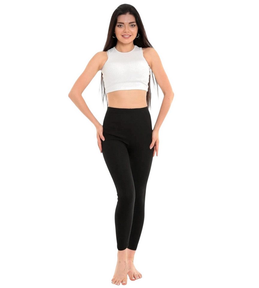 Kota Thermohose Thermo Leggings Winter Gefütterte Thermohose Herren & Damen elastischer Bund - wärmeisolierend