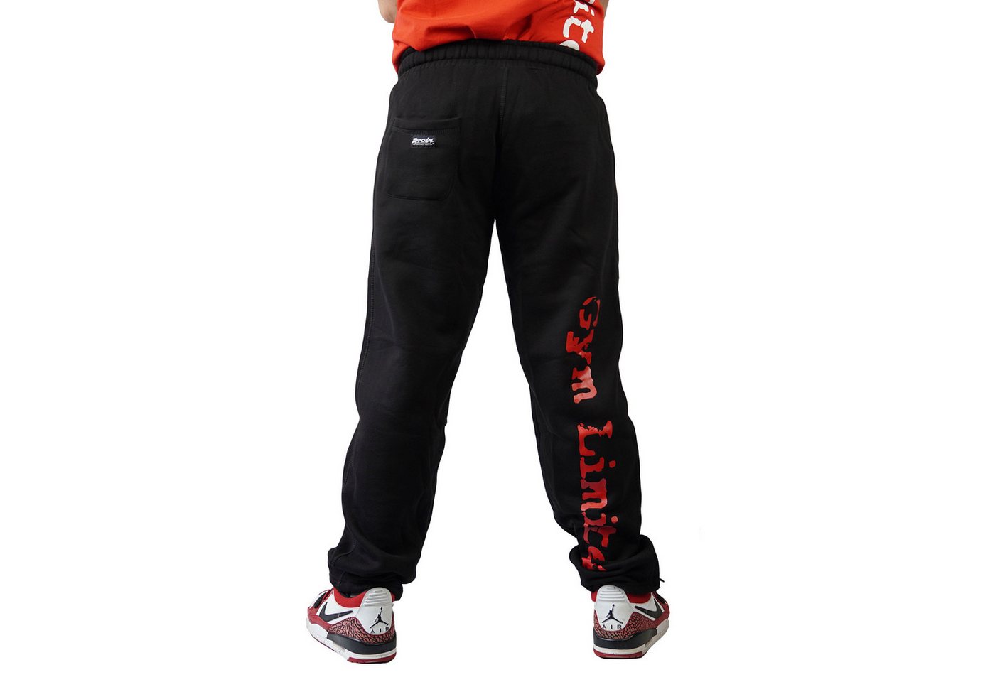 BRACHIAL THE LIFESTYLE COMPANY Sporthose Brachial Sporthose "Gym" schwarz/rot Bild 2