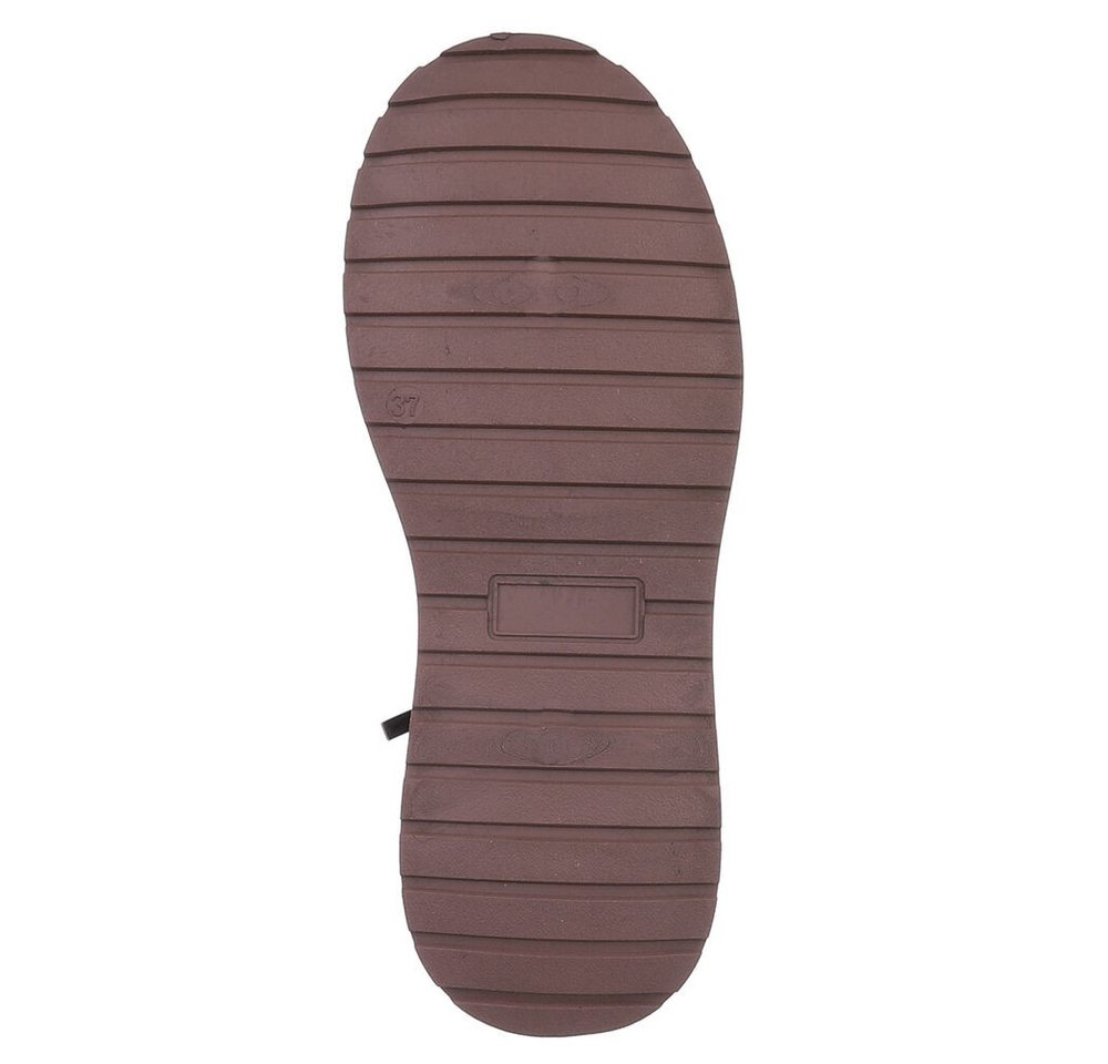 Ital-Design Modische Sneaker mit kuscheliger Fütterung für Damen Snowboots (90458034) Keilabsatz/Wedge Stiefeletten in Braun Bild 2