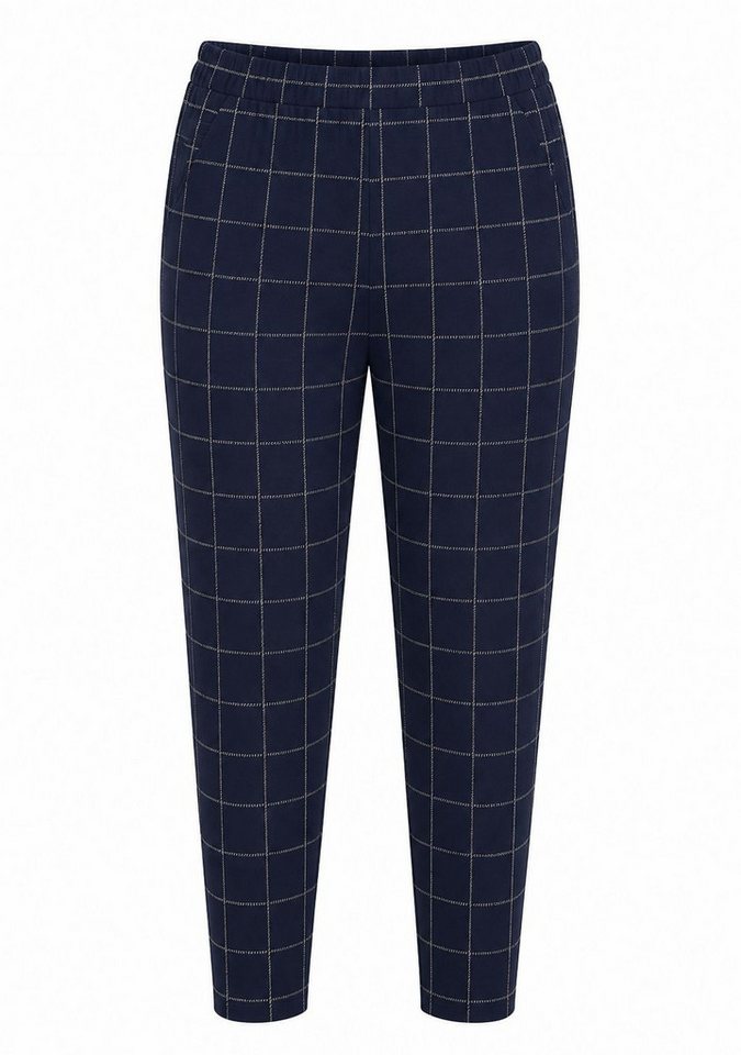 UP2FASHION Jogger Pants Up2Fashion Plus Size Damen Joggpants bequme Hose Dunkelblau 56-58 (Einzelartikel, 1-tlg) Tapered Fit & elastischer Bund Bild 3