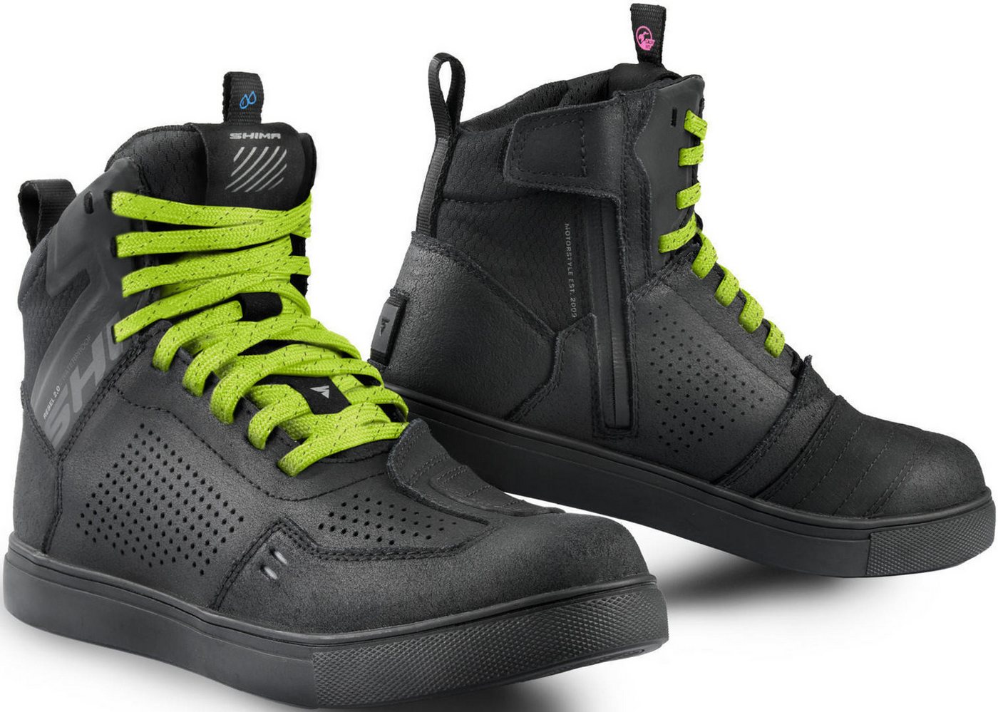 SHIMA Rebel 2.0 perforierte wasserdichte Damen-Motorradschuhe Motorradstiefel perforiert,wasserdicht Bild 3