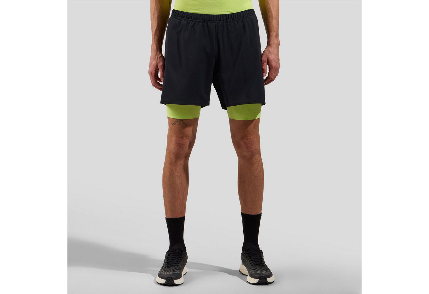 Odlo Laufshorts ZEROWEIGHT 5 Inch 2-in-1 Laufshorts 322562-15000 Leichte Runningshort mit Sprinter Bild 3