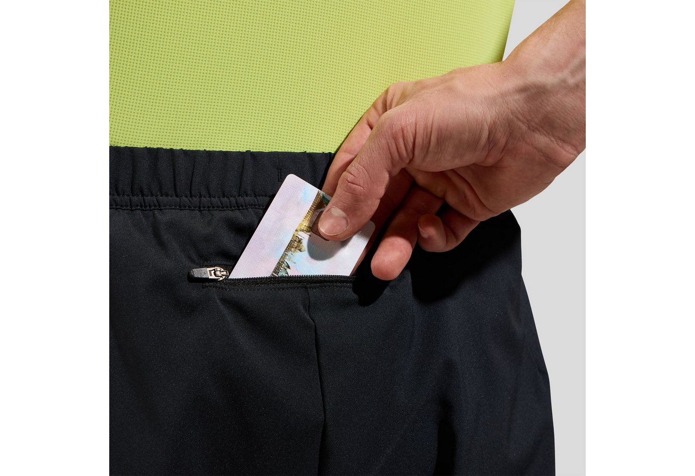 Odlo Laufshorts ZEROWEIGHT 5 Inch 2-in-1 Laufshorts 322562-15000 Leichte Runningshort mit Sprinter Bild 4