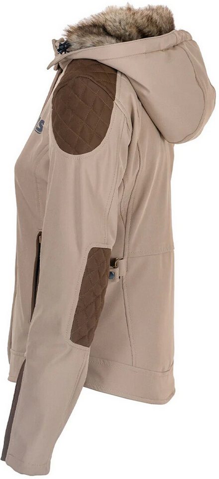 gms Motorradjacke GMS Luna Damen Motorrad Softshell Jacke wasserabweisend reflektierende reißverschluss Bild 2