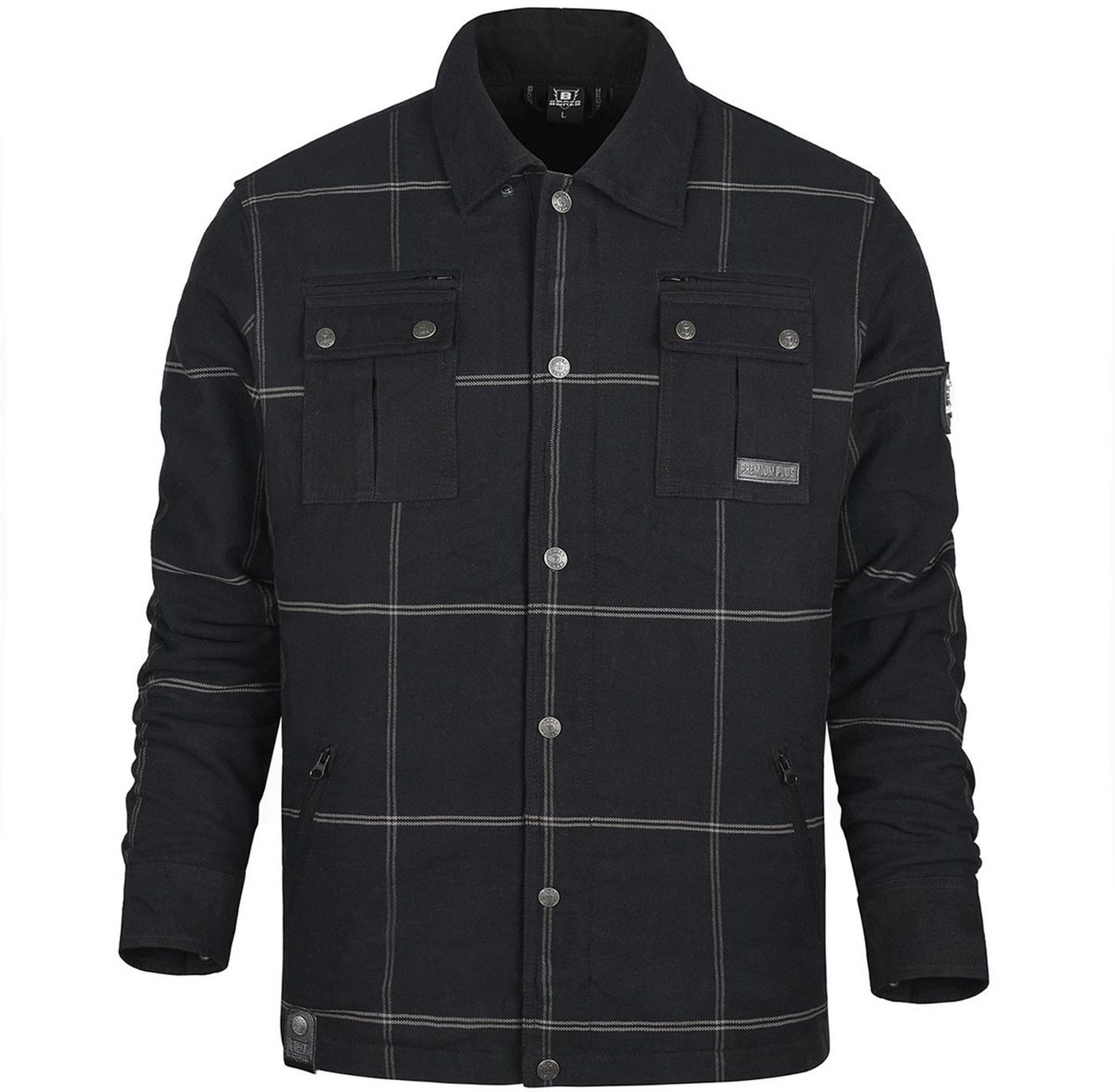 Bores Motorradjacke Lumberjack Premium Plus Bortexx Motorradhemd B wasserabweisend Bild 2