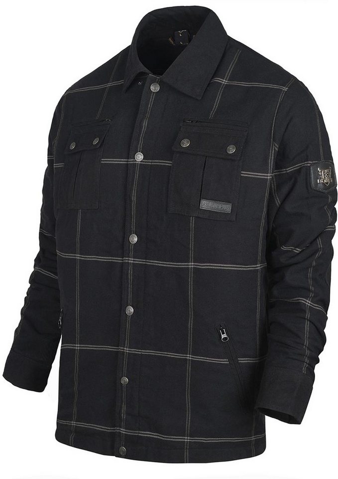 Bores Motorradjacke Lumberjack Premium Plus Bortexx Motorradhemd B wasserabweisend Bild 4
