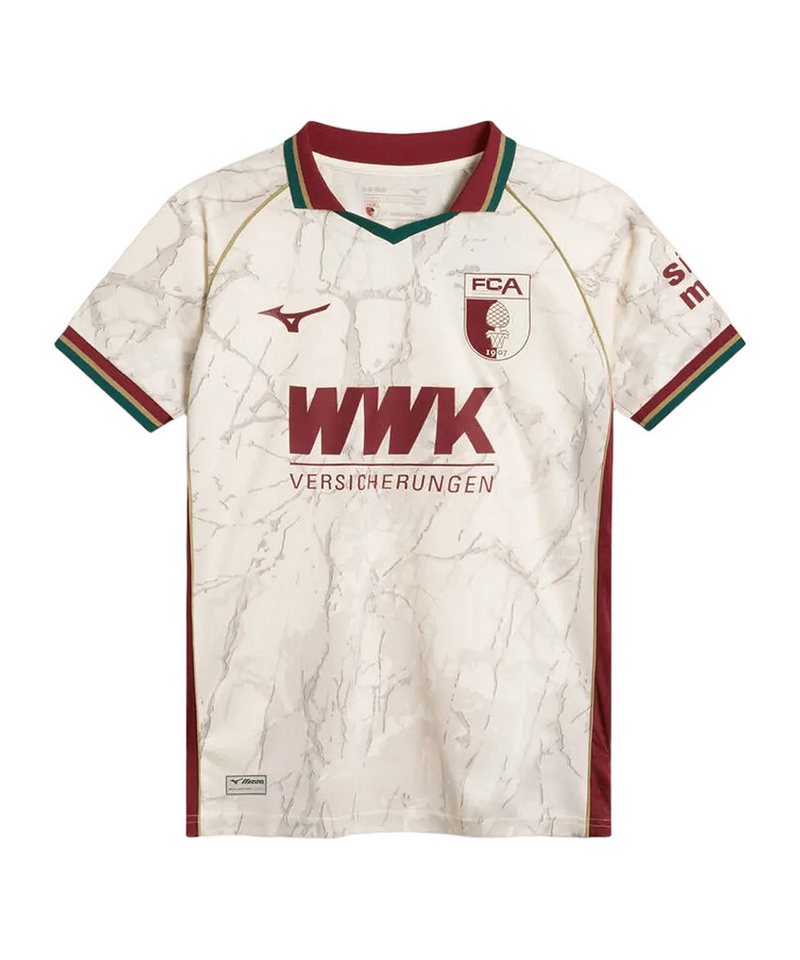 Mizuno Fußballtrikot Mizuno FC Augsburg Trikot Home 2026/2027 Kids Weiß 1. Bundesliga